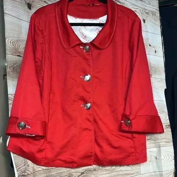 BOB MACKIE jacket Size XL RED - Picture 1 of 5